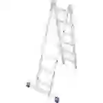 Krause 133908 Aluminium Stufen-Doppelleiter inkl. Traverse Arbeitshöhe (max.): 4.40m Aluminium 8.5kg Krause 133908 Aluminium Stufen-Doppelleiter inkl. Traverse Arbeitshöhe (max.): 4.40m Aluminium 8.5kg