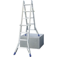 Krause 133953 Aluminium Teleskopleiter Arbeitshöhe (max.): 5m Aluminium DIN EN 131 15.5kg Krause 133953 Aluminium Teleskopleiter Arbeitshöhe (max.): 5m Aluminium DIN EN 131 15.5kg