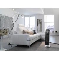 DeLonghi 0114662000 Keramik-Heizlüfter HFX65V20 60m³ Schwarz, Grau DeLonghi 0114662000 Keramik-Heizlüfter HFX65V20 60m³ Schwarz, Grau