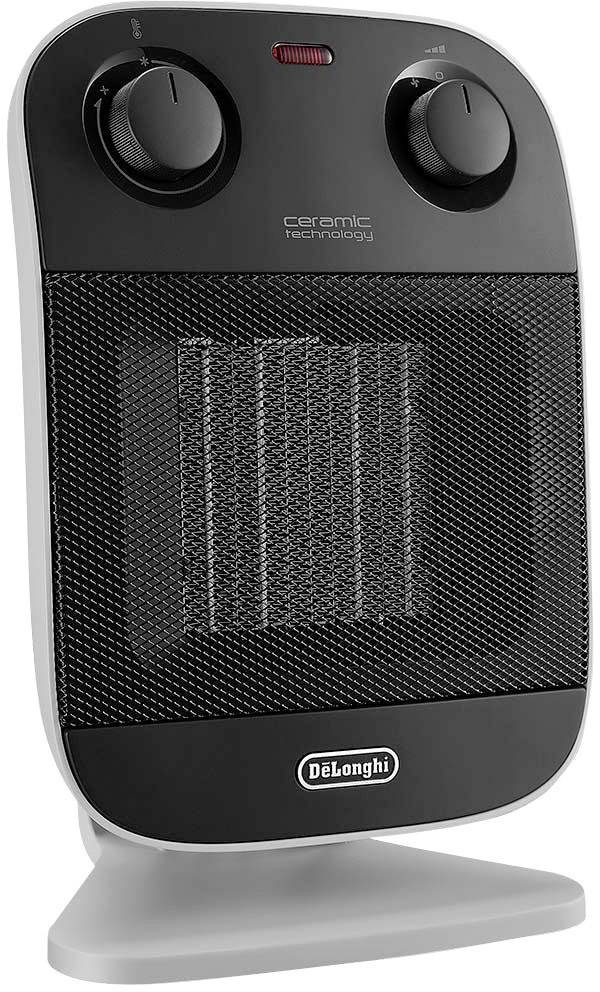 DeLonghi 0114651000 Keramik-Heizlüfter 60m³ Schwarz, Silber