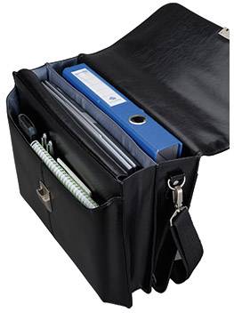 Alassio Notebook Tasche Schwarz