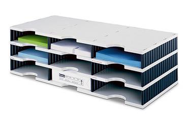 styro 268-0303.98 Grundeinheit Postsortieranlage Grau-Schwarz DIN C4 Anzahl der Schubfächer: 9