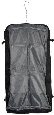 LIGHTPAK® Kleidersack EXECUTIVE LINE 60 x 54 x 9 cm (B x H x T) Reißverschluss Polyester schwarz