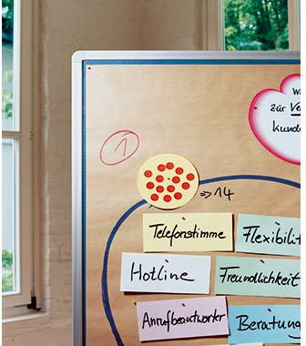 Legamaster Moderationspapier 7-240100 Braun 140 x 116 cm