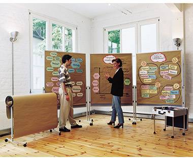 Legamaster Moderationspapier 7-240100 Braun 140 x 116 cm