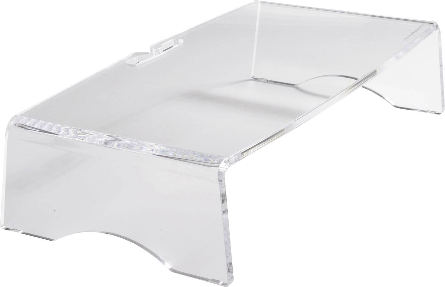 BakkerElkhuizen Q-riser 90 Monitor-Erhöhung Höhen-Bereich: 9 cm (max) Transparent