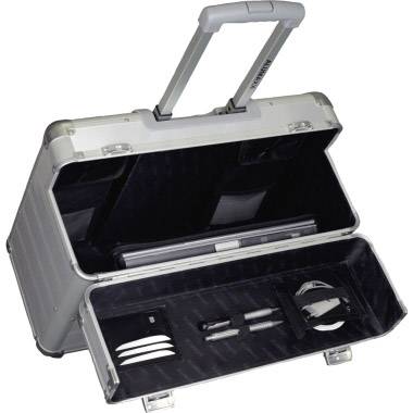 Alumaxx 45162 Pilotenkoffer Schnappverschluss (B x H x T) 47,5 x 38,5 x 22,5 cm Silber