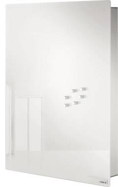 Blomus Schlüsselschrank 30 cm x 40 cm x 5 cm Edelstahl Weiß