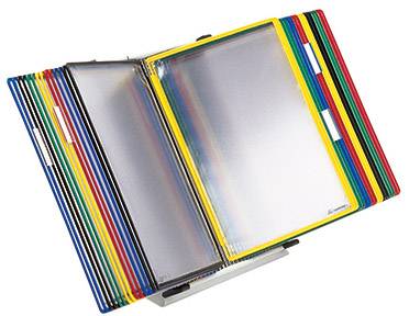 Tarifold Sichttafelständer Blau, Gelb, Grün, Rot, Schwarz DIN A4 Anzahl der mitgelieferten Sichttafeln 20