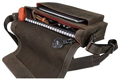 Pride & Soul Umhängetasche 47137 32cm x 25cm x 11cm Braun Griff vorhanden: Nein Schultergurt vorhanden: Ja