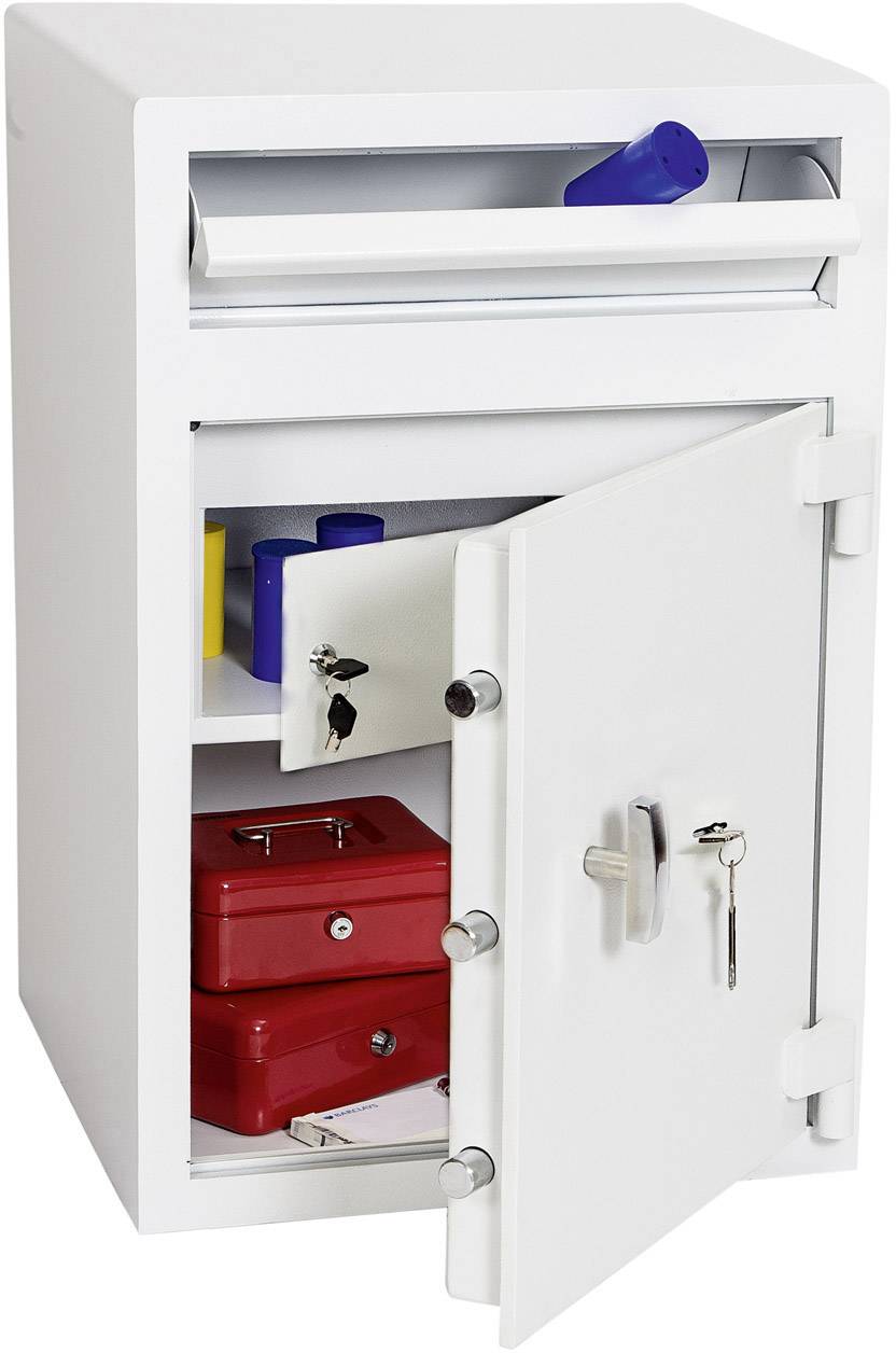 Phoenix SS0998K-FVW Cashier Deposit Einwurftresor mit Geldeinwurfklappe Schlüsselschloss