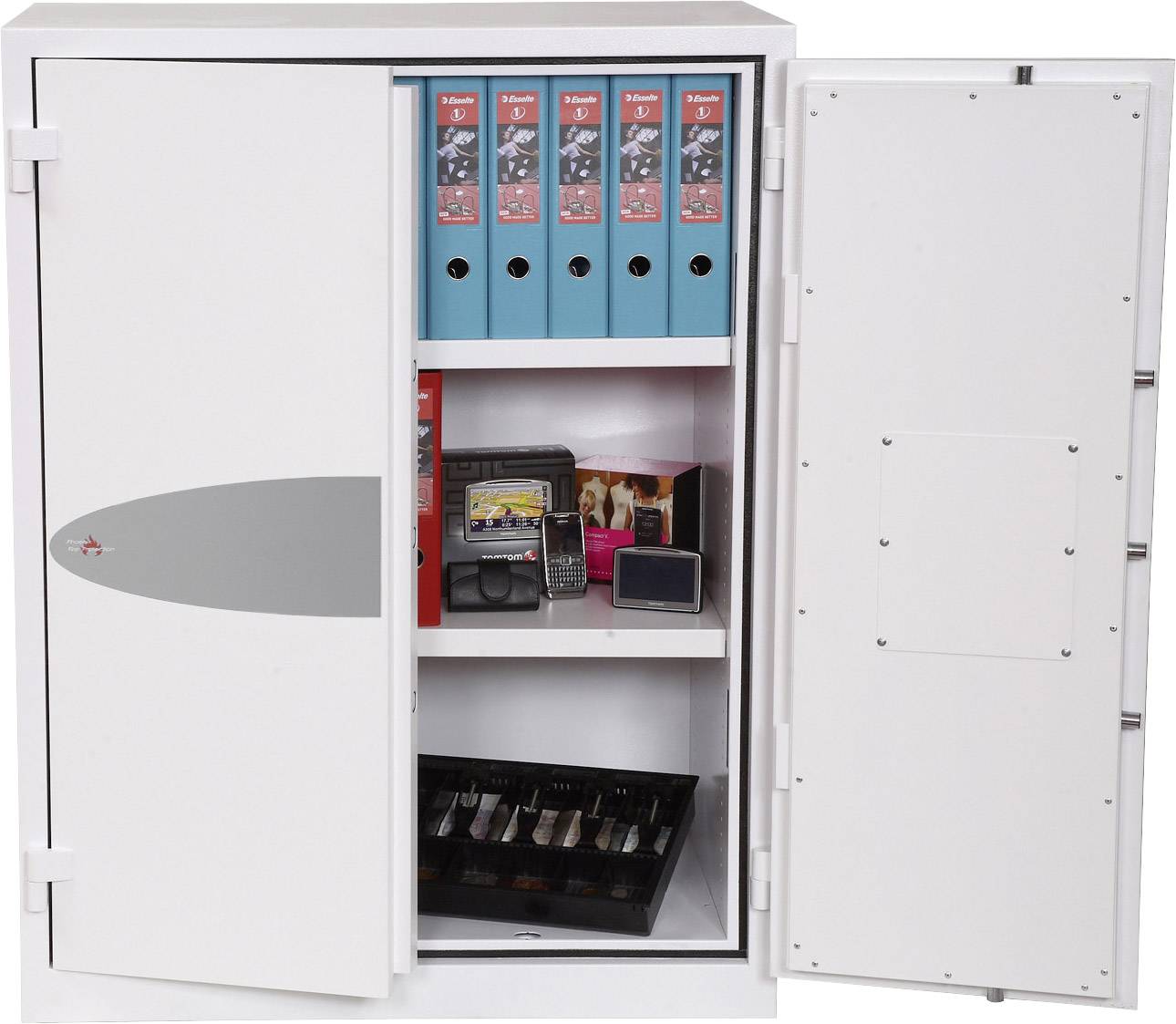 Phoenix Safe Co. FS1652E, Bodensicher, Weiß, Elektronisch, 346 l, Flur, 2 Regale