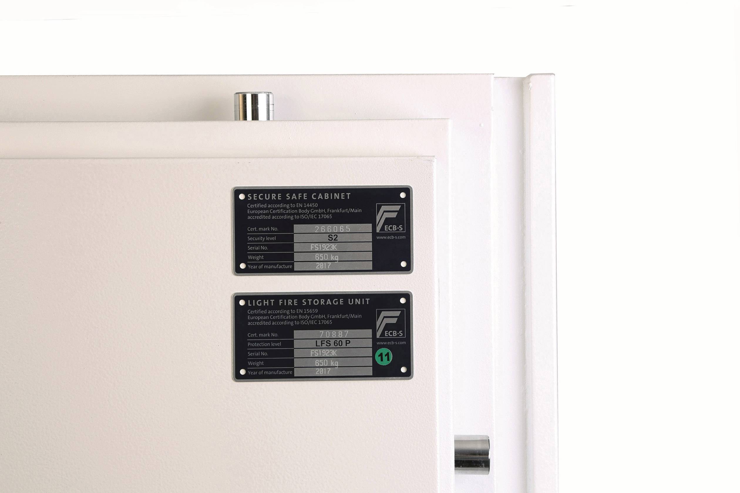 Phoenix FS1923K Fire Commander PRO Feuerschutztresor feuerfest Schlüsselschloss