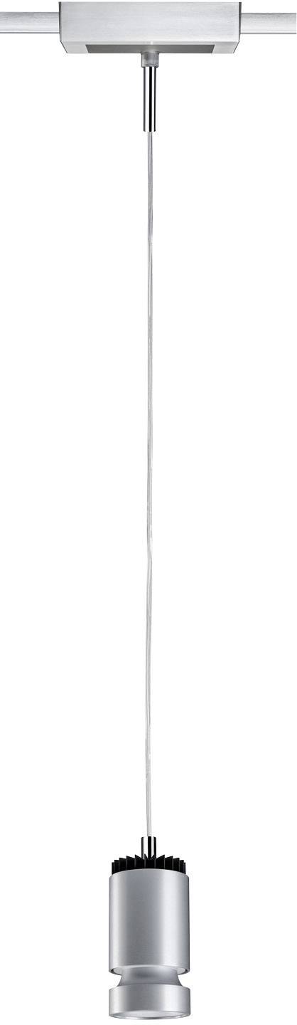 Paulmann Shine Hochvolt-Schienensystem-Leuchte VariLine (2phasig)  LED fest eingebaut 10 W LED Aluminium (gebürstet)