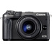 Canon EOS M6 Systemkamera EF-M 15-45 mm IS STM 24.2 Megapixel Schwarz WiFi, Bluetooth, Full HD Vide