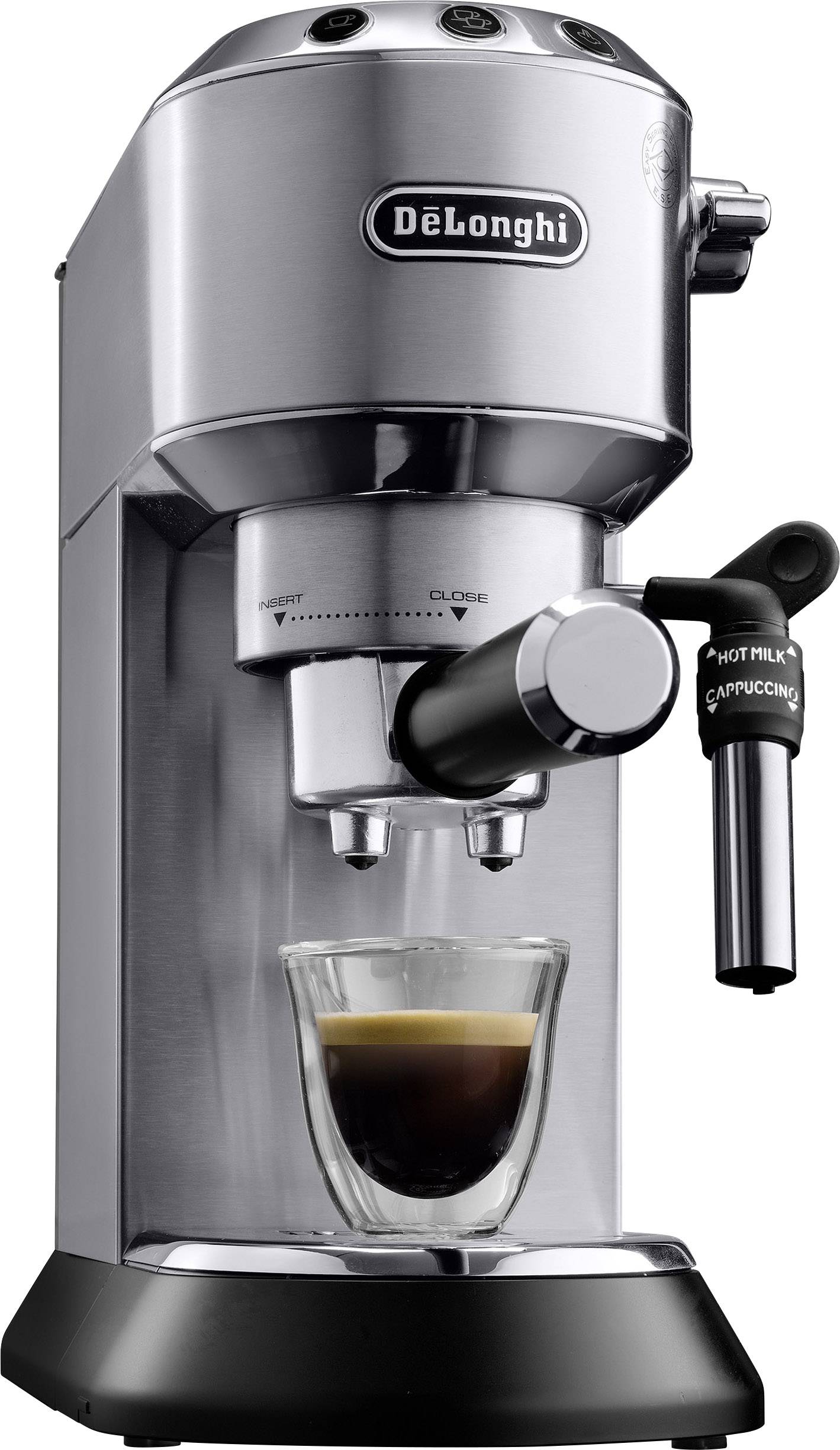 DeLonghi EC 685.M Espressomaschine mit Siebträger Silber 1350W E.S.E. Pad kompatibel