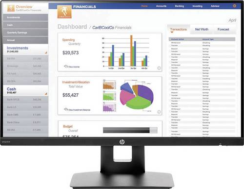 HP VH240A LED-Monitor 60.5cm (23.8 Zoll) EEK A (A++ - E) 1920 x 1080 Pixel Full HD 5 ms HDMI®, VGA