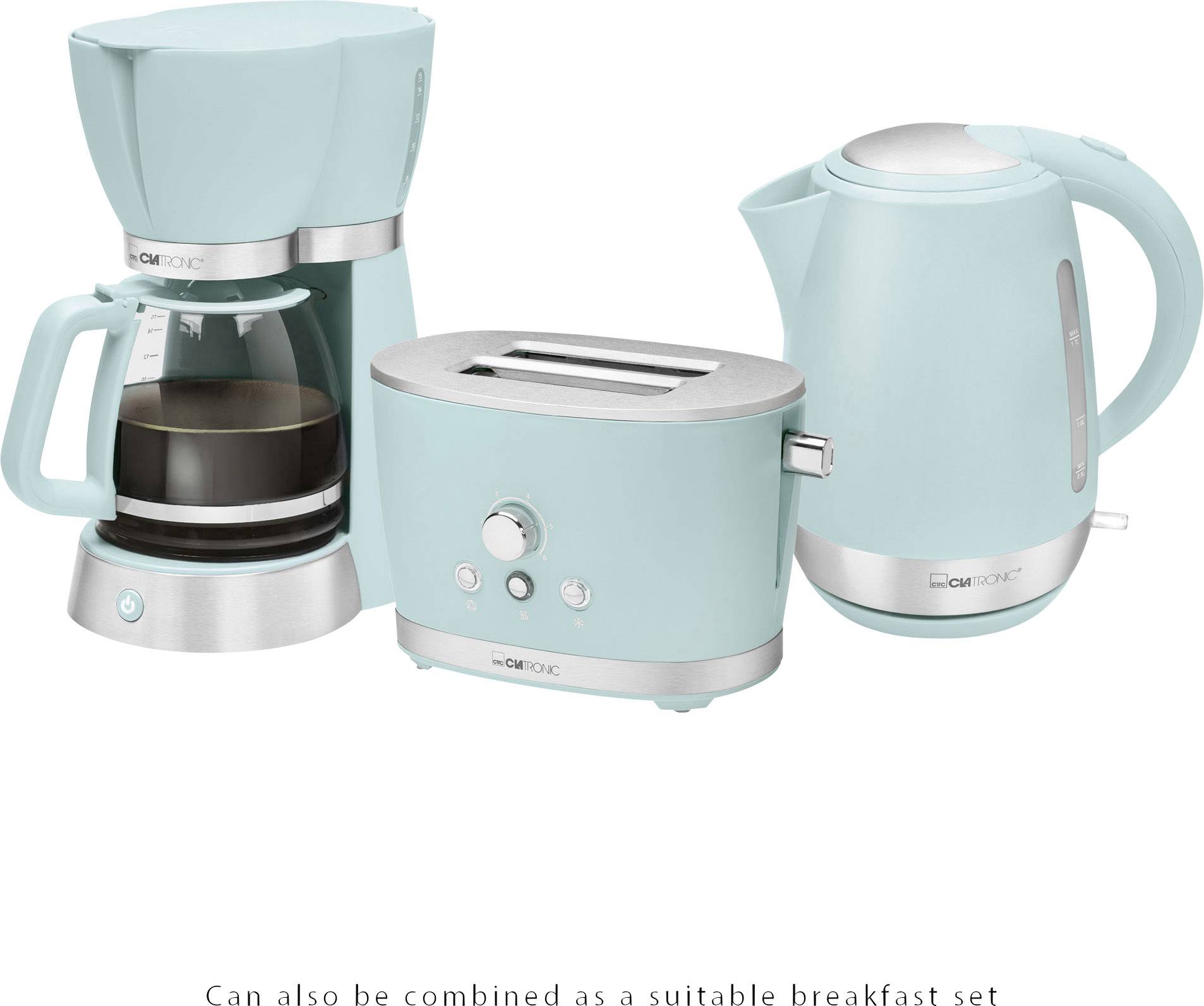 Clatronic KA 3689 Kaffeemaschine Mint Fassungsvermögen Tassen=15