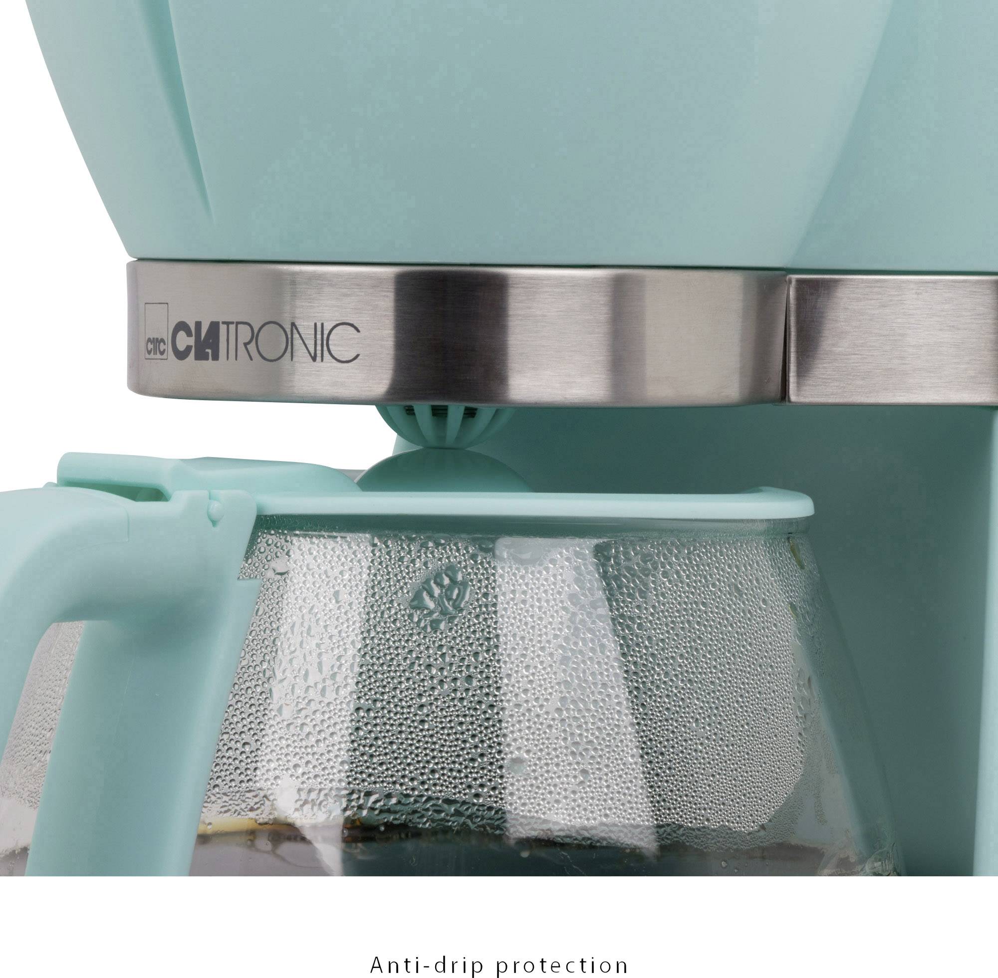 Clatronic KA 3689 Kaffeemaschine Mint Fassungsvermögen Tassen=15
