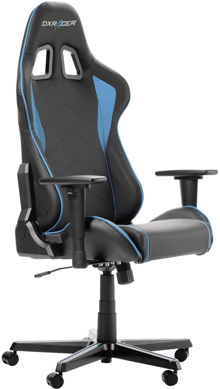 DXRacer Formula Series F08-NB - Stuhl - Armlehnen - T-förmig - Drehgelenk - Polyurethan-Kunstleder, Kaltschaum