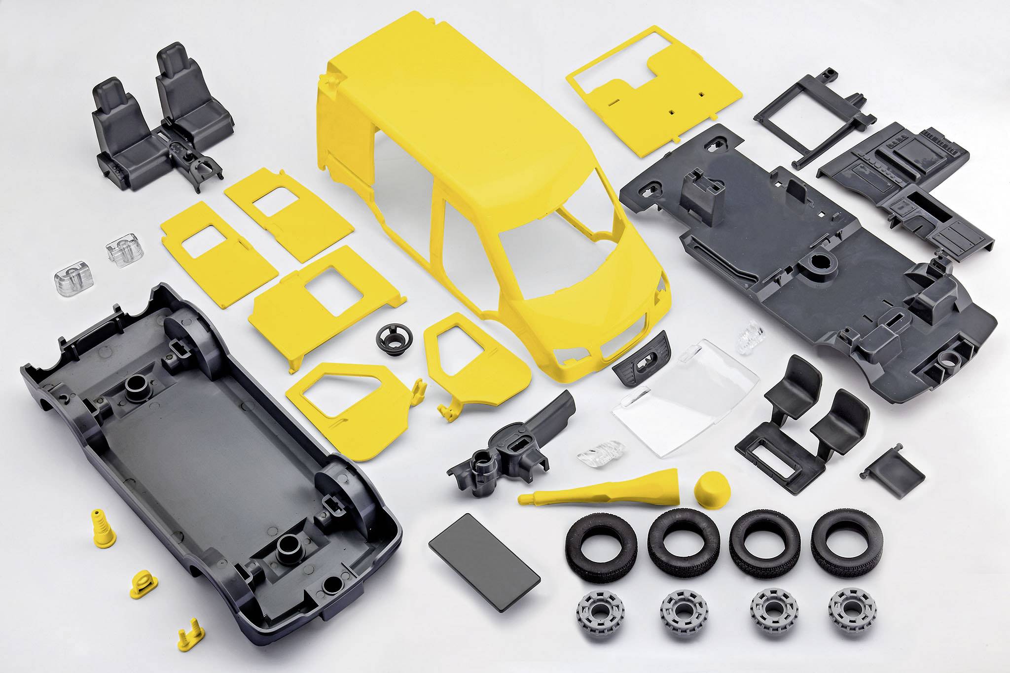 Revell 00814 Paketdienst-Fahrzeug mit Figur Automodell Bausatz 1:20