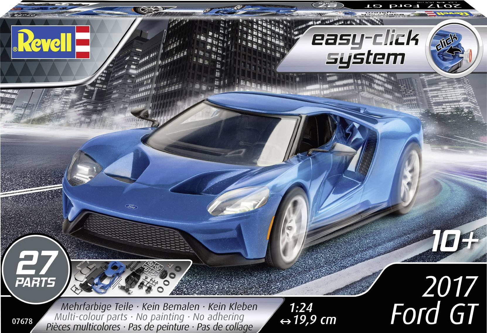 Revell 07678 2017 Ford GT Automodell Bausatz 1:24