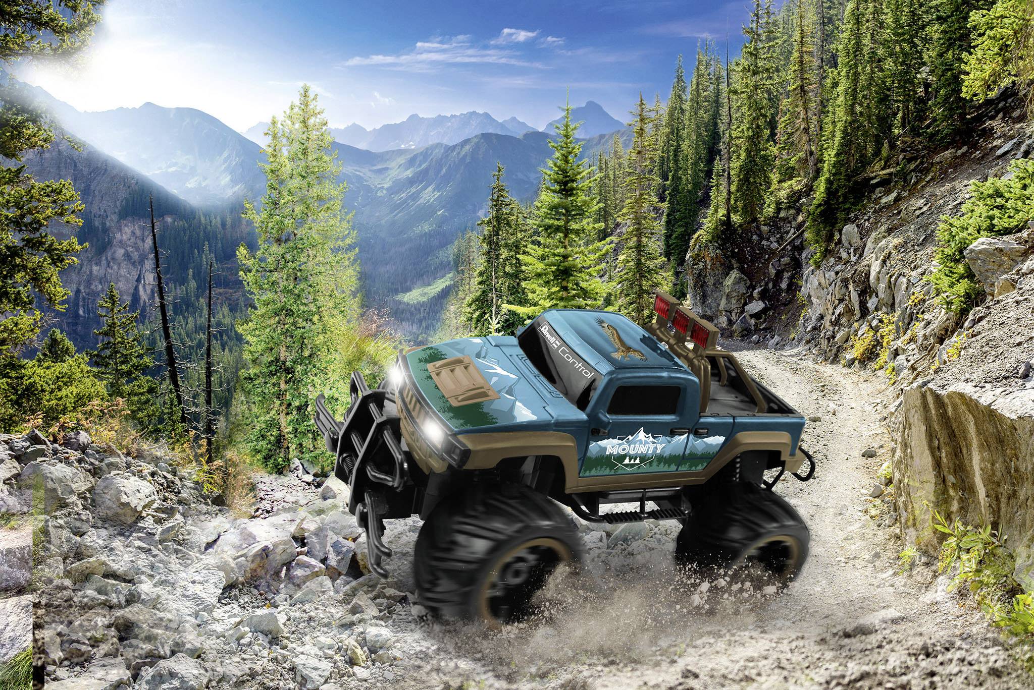 Revell Control 24472 MOUNTY 1:16 RC Einsteiger Modellauto Elektro Geländewagen Heckantrieb (2WD)
