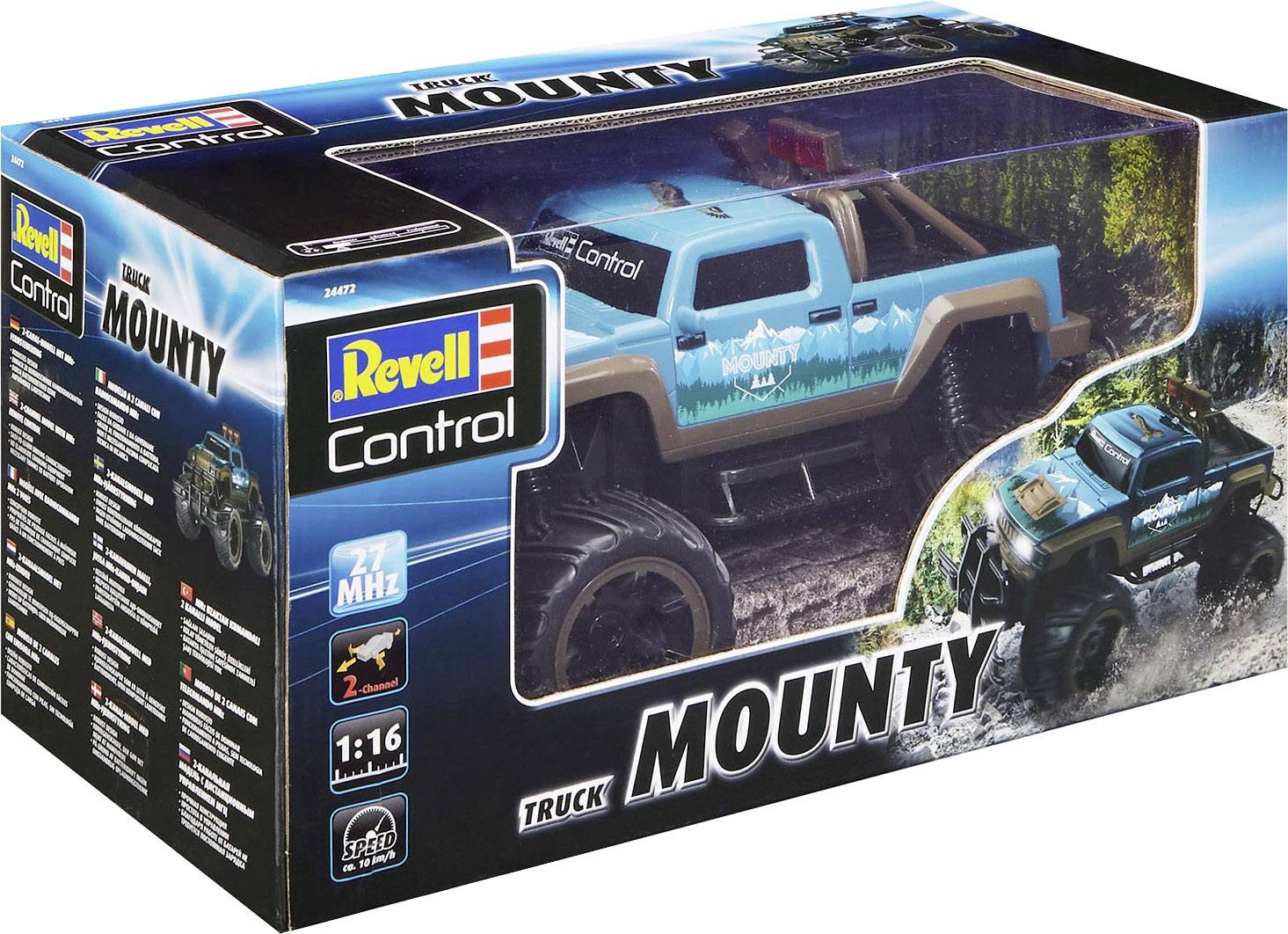 Revell Control 24472 MOUNTY 1:16 RC Einsteiger Modellauto Elektro Geländewagen Heckantrieb (2WD)