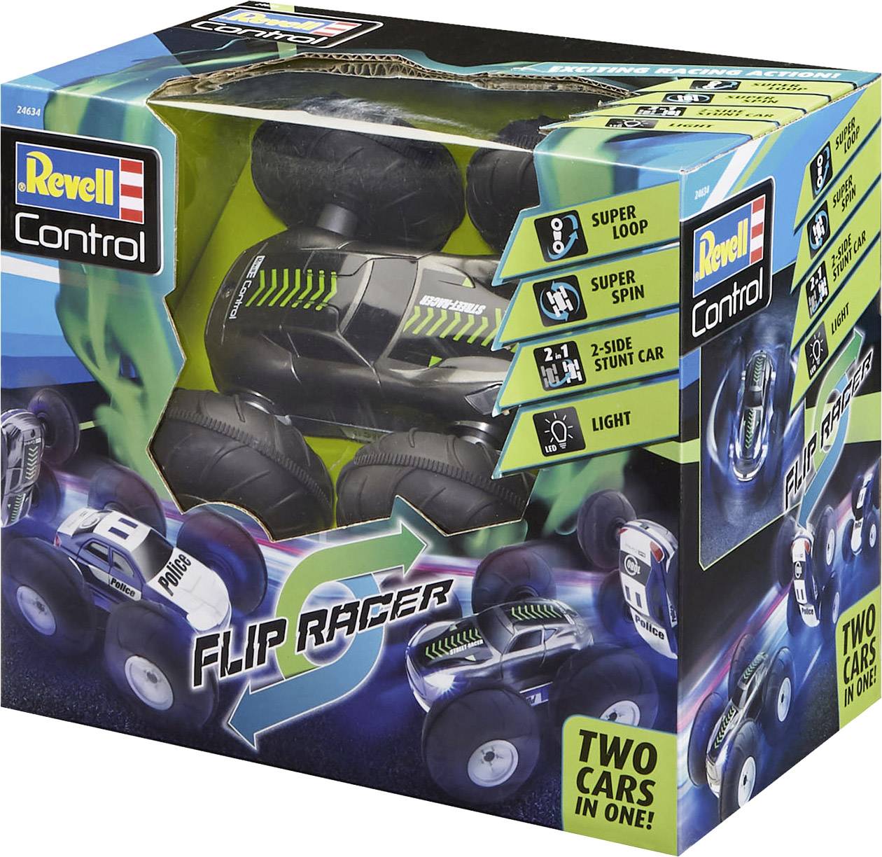 Revell Control 24634 Stunt Car FlipRace RC Einsteiger Modellauto Elektro Monstertruck Allradantrieb (4WD)