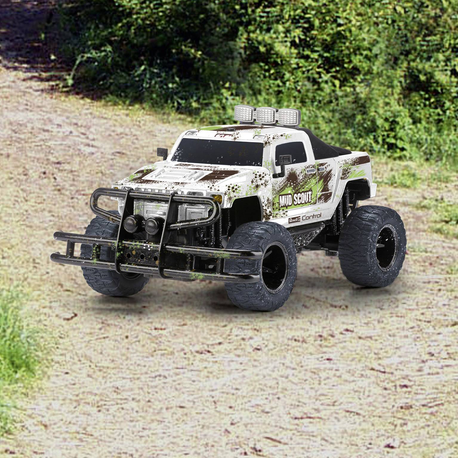Revell Control 24643 New Mud Scout 1:10 RC Einsteiger Modellauto Elektro Monstertruck Heckantrieb (2WD)