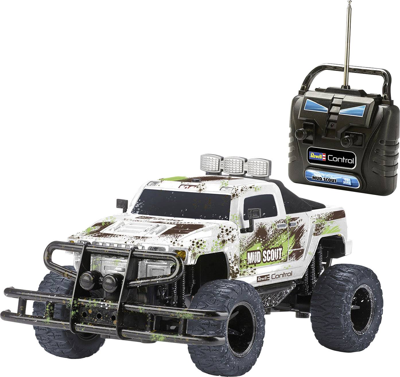 Revell Control 24643 New Mud Scout 1:10 RC Einsteiger Modellauto Elektro Monstertruck Heckantrieb (2WD)