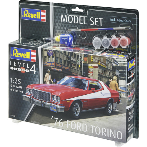Revell 67038 76 Ford Torino Automodell Bausatz 1:25