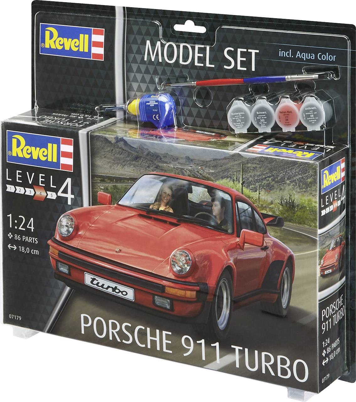 Revell 67179 Porsche 911 Turbo Automodell Bausatz 1:24