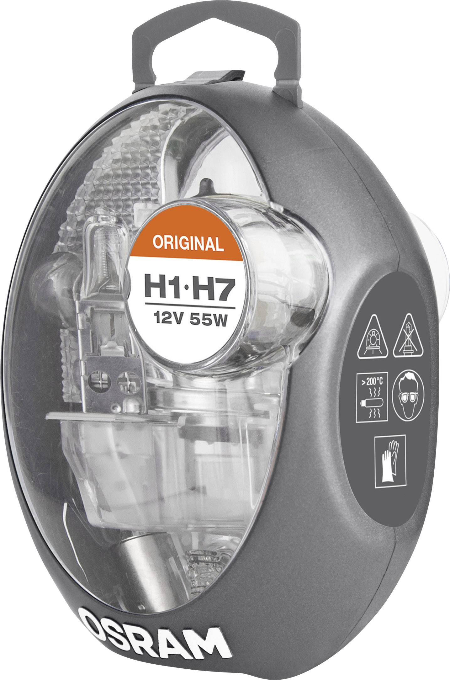 Osram Automotive CLK H1/H7 Halogen Leuchtmittel Original Line H1, H7, PY21W, P21W, P21/5W, R5W, W5W 55W 12V