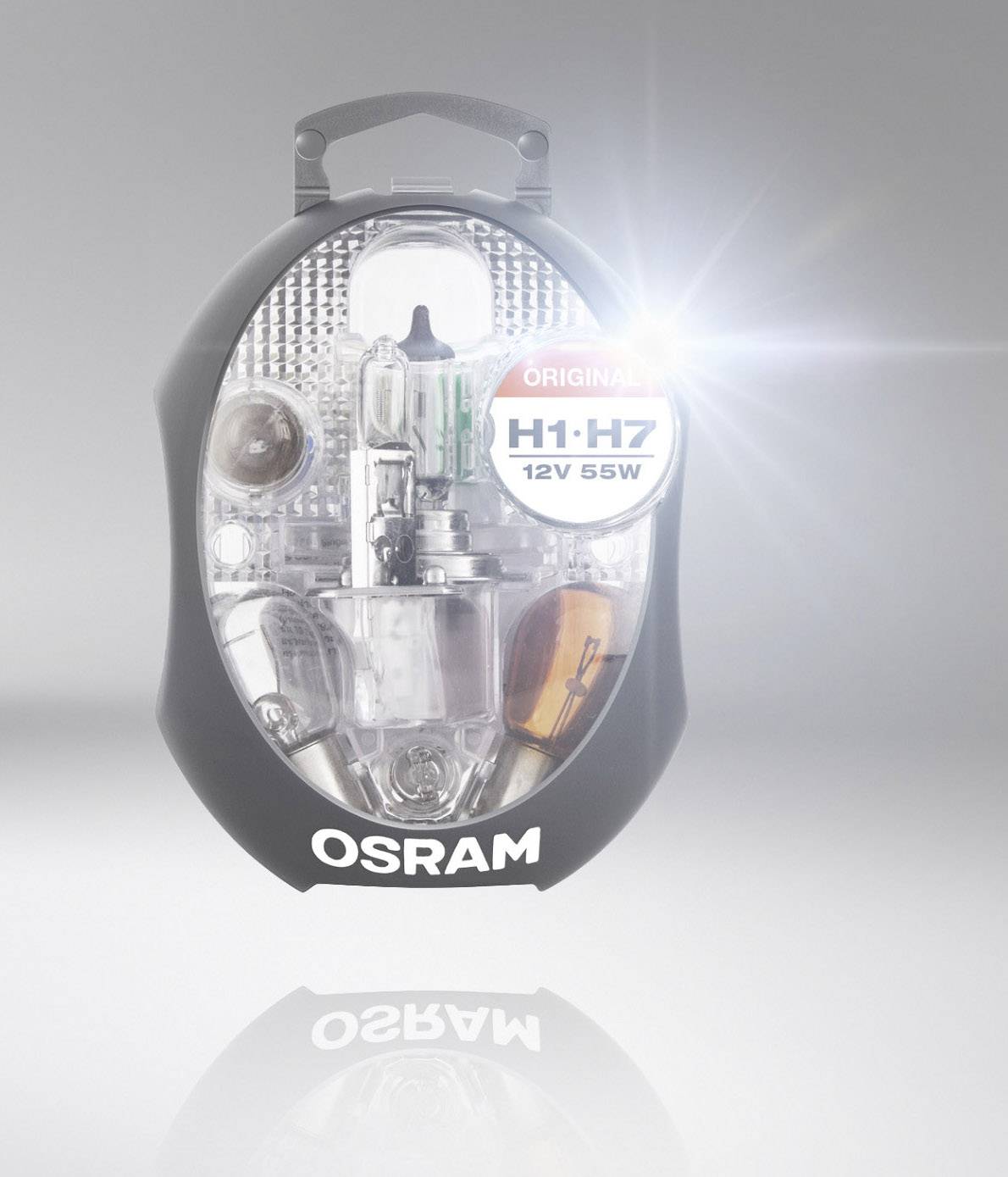 Osram Automotive CLK H1/H7 Halogen Leuchtmittel Original Line H1, H7, PY21W, P21W, P21/5W, R5W, W5W 55W 12V