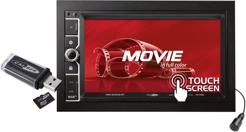 801DAB-BT Doppel-DIN Moniceiver DAB+ Tuner, Anschluss für Lenkradfernbedie