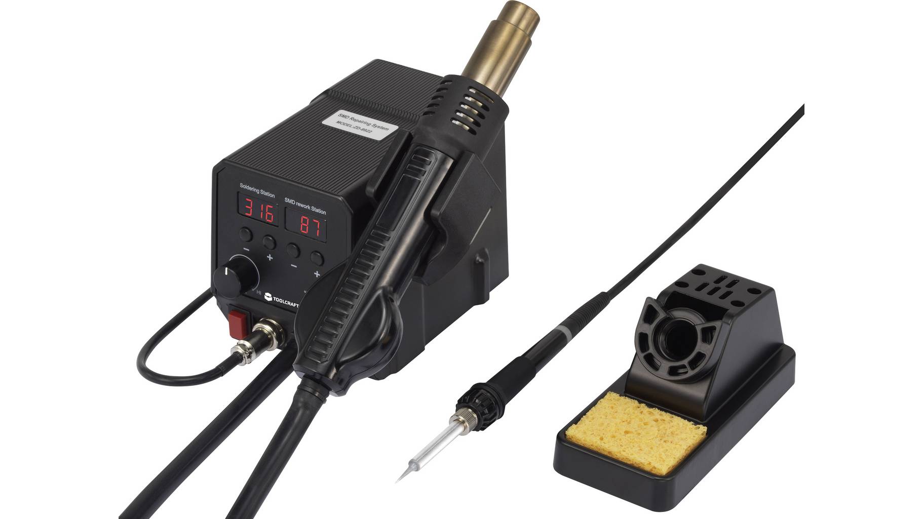 TOOLCRAFT Löt-/Entlötstation digital 360W 50 - 480°C versandkostenfrei ...