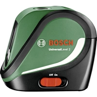 Bosch Home and Garden UniversalLevel 2 Basic Kreuzlinienlaser selbstnivellierend Reichweite (max.): 10m Bosch Home and Garden UniversalLevel 2 Basic Kreuzlinienlaser selbstnivellierend Reichweite (max.): 10m
