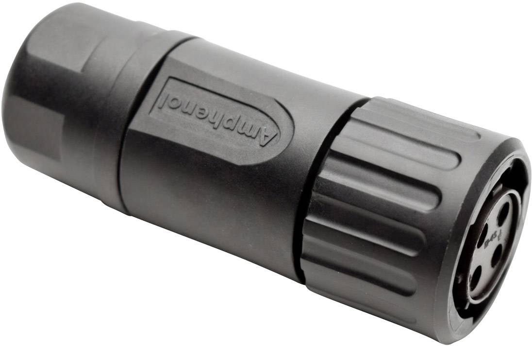 Amphenol RTS 6BS 12N 4S03 Rundstecker Kupplung, gerade Gesamtpolzahl: 4 Serie (Rundsteckverbinder): Ecomate Aquarius 1St.