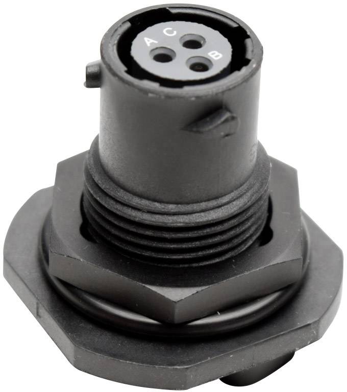 Amphenol RTS 7 8N 3S Rundstecker Buchse, Einbau Gesamtpolzahl: 3 Serie (Rundsteckverbinder): Ecomat