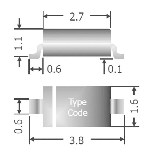 TRU Components Schnelle Schaltdiode TC-1N4148W SOD-123 75V 150mA Tape cut