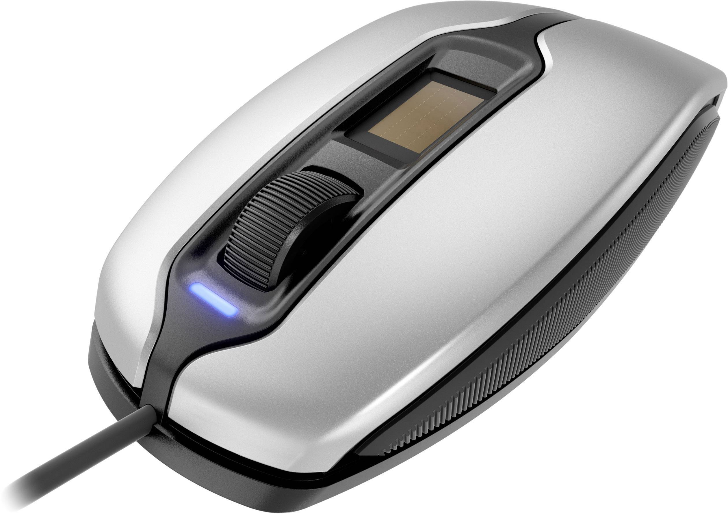 CHERRY MC4900 Maus USB Optisch Schwarz, Silber 3 Tasten 1375 dpi