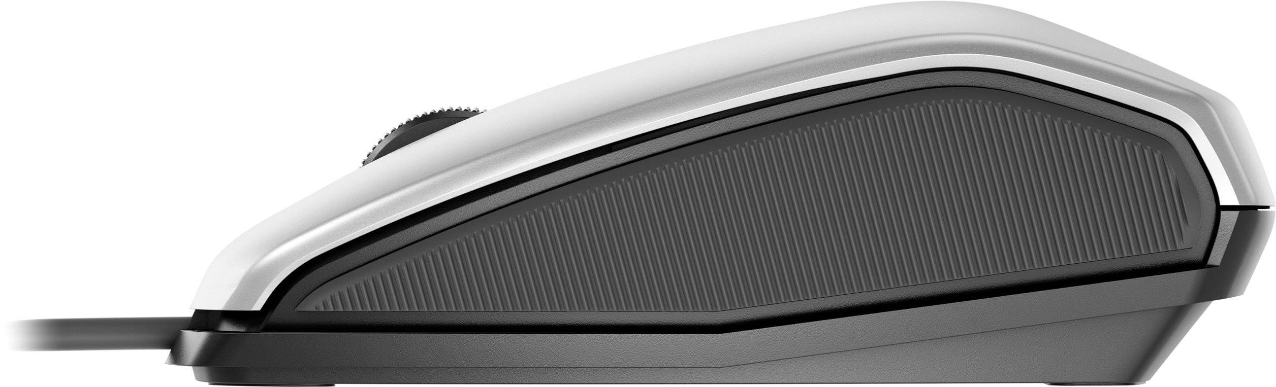 CHERRY MC4900 Maus USB Optisch Schwarz, Silber 3 Tasten 1375 dpi