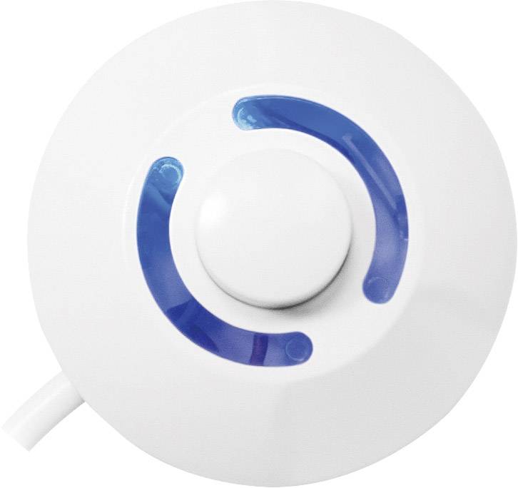 LogiLink LPS225 Schaltbare Zwischensteckdose mit abgesetztem Schalter Weiß