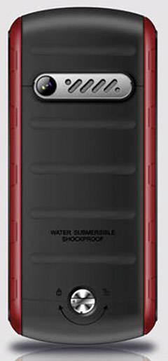 beafon AL560 Outdoor-Handy Schwarz, Rot