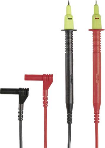 Gossen Metrawatt KS17-2 Sicherheits-Messleitungs-Set [Prüfspitze - 4 mm-Stecker] 130.00cm Schwarz,