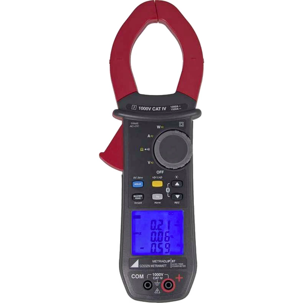 Gossen Metrawatt METRACLIP 87 Stromzange, Hand-Multimeter digital Datenlogger Anzeige (Counts): 6000 Gossen Metrawatt METRACLIP 87 Stromzange, Hand-Multimeter digital Datenlogger Anzeige (Counts): 6000