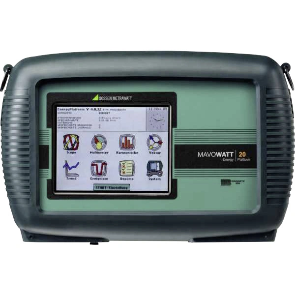 Gossen Metrawatt MAVOWATT 20 PR1500/SP8B Paket Netz-Analysegerät 3phasig mit Loggerfunktion Gossen Metrawatt MAVOWATT 20 PR1500/SP8B Paket Netz-Analysegerät 3phasig mit Loggerfunktion