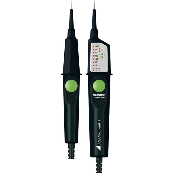 Gossen Metrawatt DUSPOL expert 1000 Zweipoliger Spannungsprüfer CAT III 1000 V, CAT IV 600V LED, Vibration, Akustik Gossen Metrawatt DUSPOL expert 1000 Zweipoliger Spannungsprüfer CAT III 1000 V, CAT IV 600V LED, Vibration, Akustik