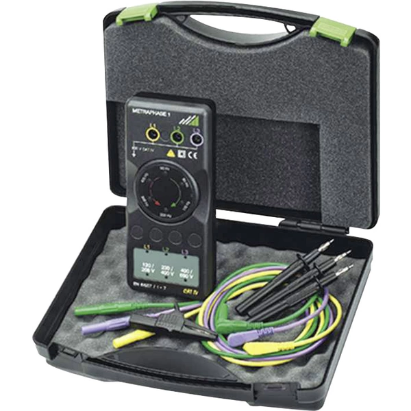 Gossen Metrawatt METRAPhase 1 Drehfeldmessgerät CAT IV 600V LED Gossen Metrawatt METRAPhase 1 Drehfeldmessgerät CAT IV 600V LED